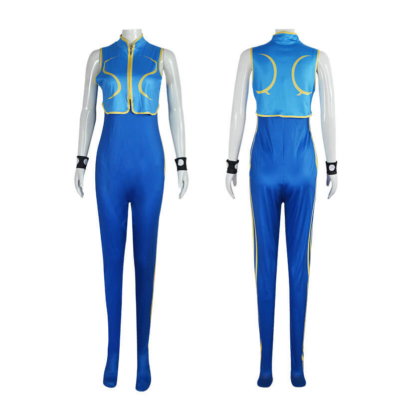 Fighting Game Chun Li Costume Martial Arts Master Chun Lee Sexy Cosplay Outfit for Women