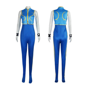 Fighting Game Chun Li Costume Martial Arts Master Chun Lee Sexy Cosplay Outfit for Women
