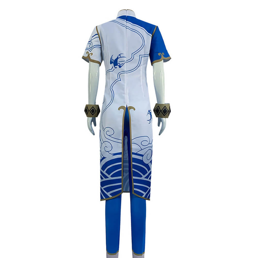 Fighting Game Chun Li Costume Martial Arts Master Chun Lee Sexy Cosplay Outfit for Women