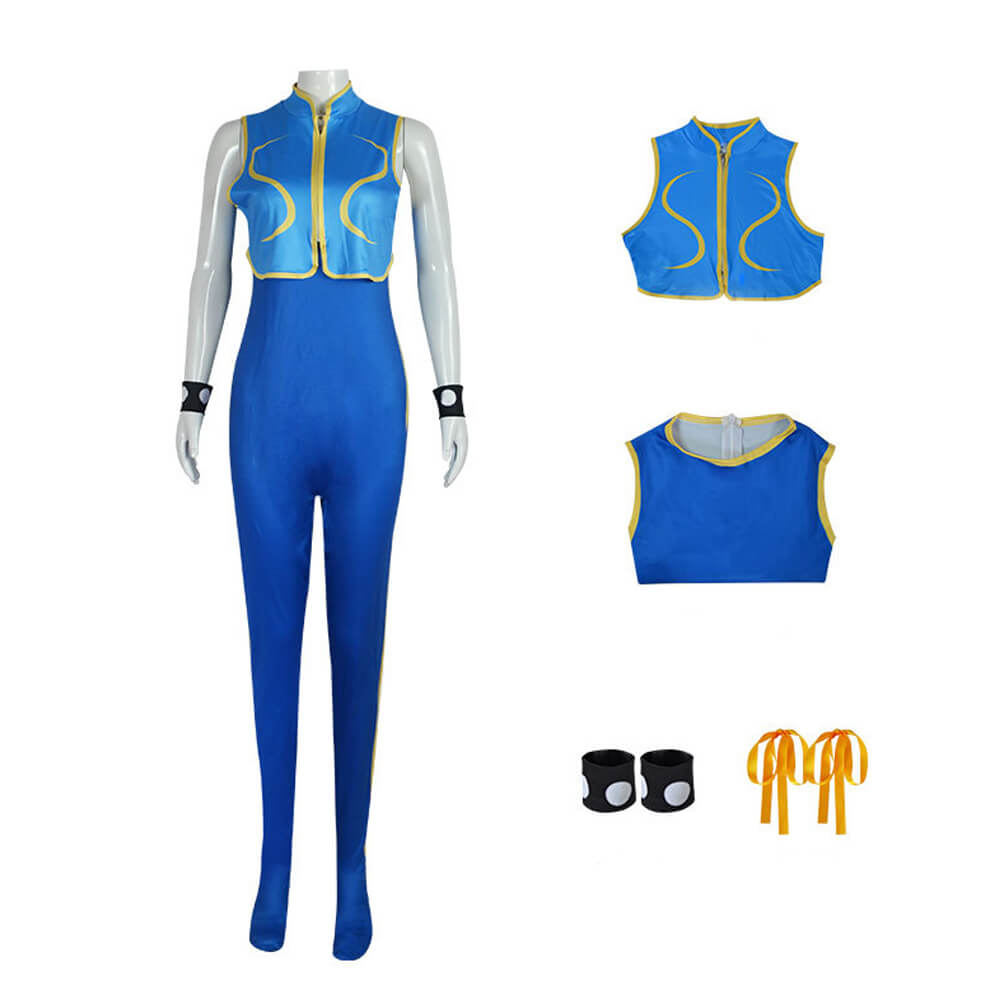 Fighting Game Chun Li Costume Martial Arts Master Chun Lee Sexy Cospla ...