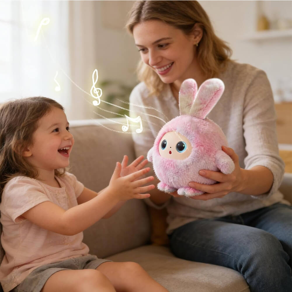 Stuffed Animals AI Robot Smart Interactive Plush Toy with Voice Chat and Educational Learning Functions