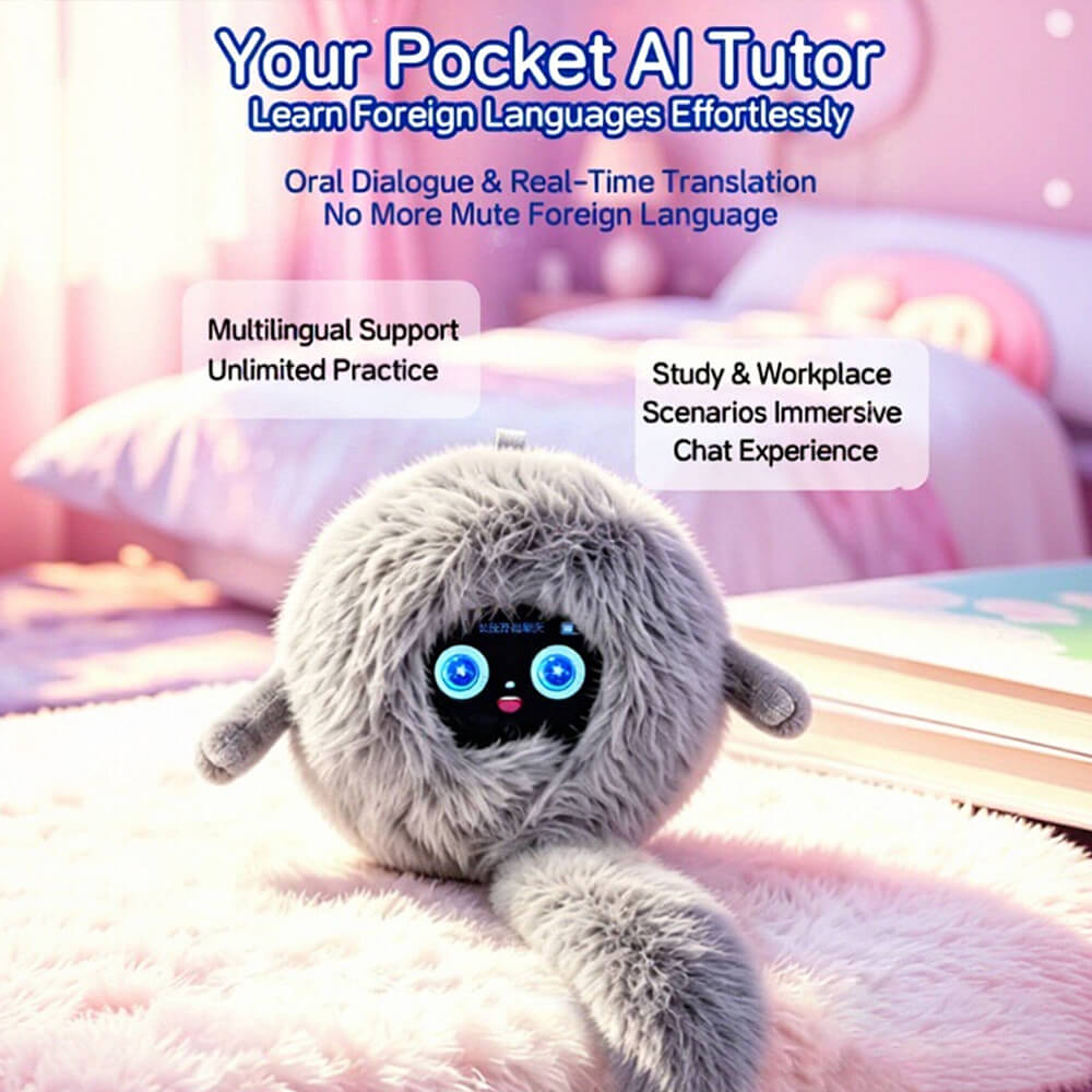 Stuffed Animals AI Smart Plush Keychain Multilingual Interactive Companion with Voice Chat