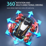 Gesture Sensing RC Stunt Car Remote Control RC Drift Car w/ Music and LED Lights