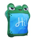 Kids Green Frog Tablet Costume Purple Camera Tunic Funny Movie Inspired Hi-Tech Toy Outfit for Group Halloween Dress Up