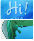 Kids Green Frog Tablet Costume Purple Camera Tunic Funny Movie Inspired Hi-Tech Toy Outfit for Group Halloween Dress Up