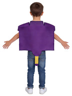 Kids Green Frog Tablet Costume Purple Camera Tunic Funny Movie Inspired Hi-Tech Toy Outfit for Group Halloween Dress Up