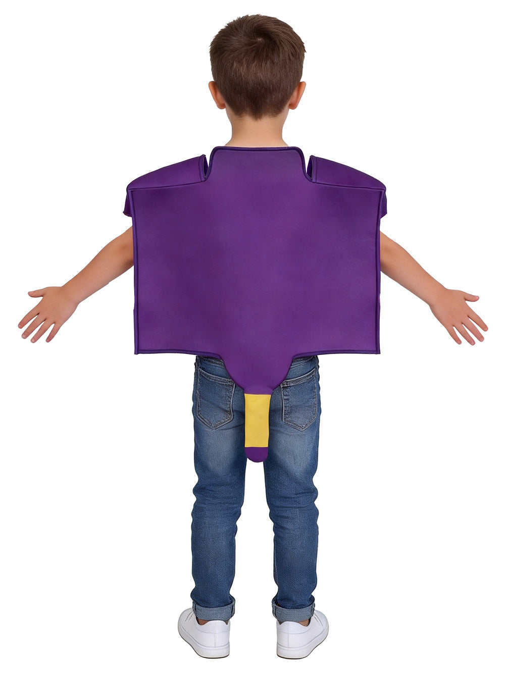 Kids Green Frog Tablet Costume Purple Camera Tunic Funny Movie Inspired Hi-Tech Toy Outfit for Group Halloween Dress Up