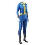 Vault Dweller Costume Vault 33 Game Player Shelter Clothes Blue Jumpsuit Lucy Norm Cosplay Suit