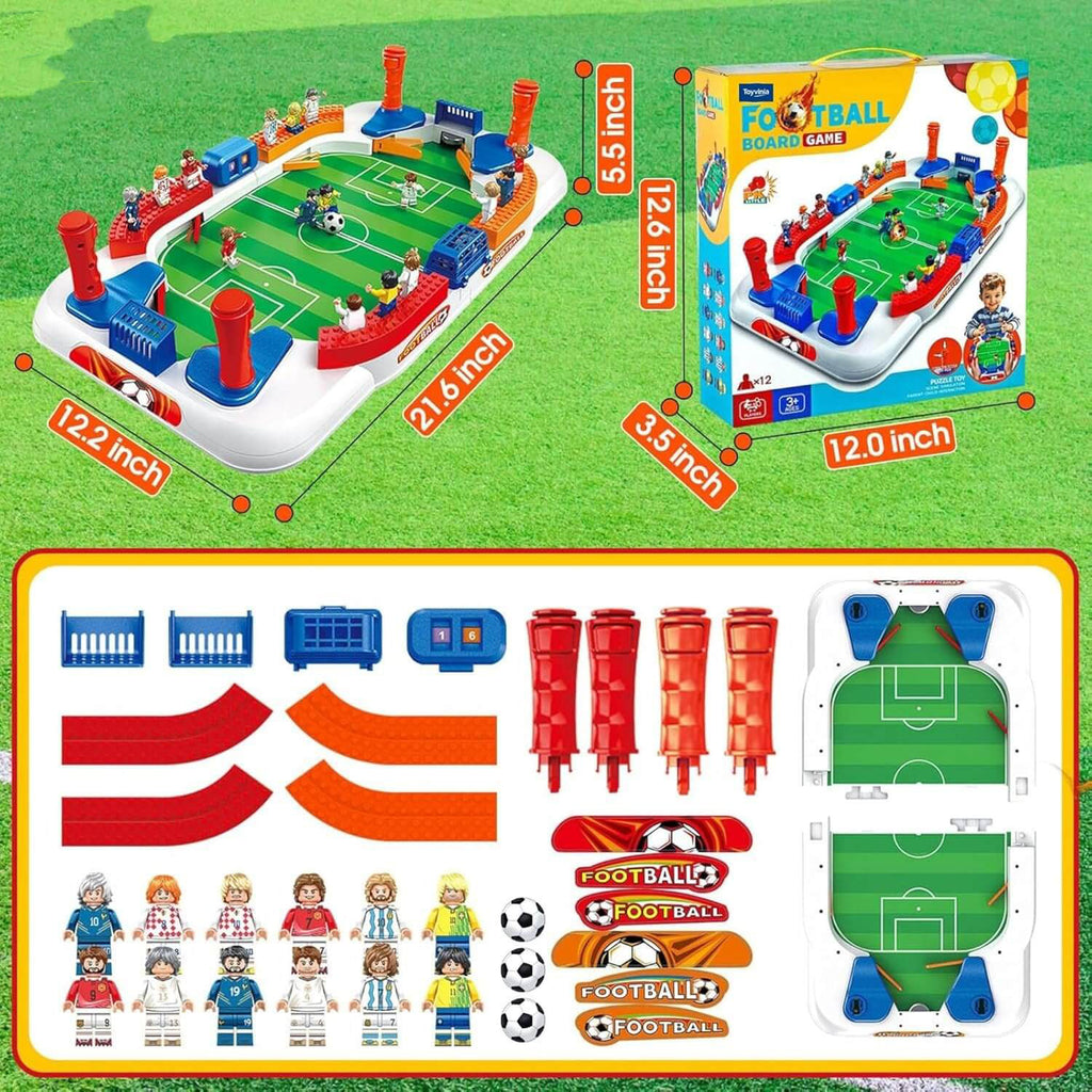 Mini Foosball Table Soccer Kids Football Board Game Parent-Child Football Toy for Kids 3+ and Adults