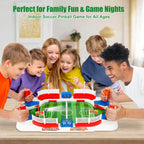 Mini Foosball Table Soccer Kids Football Board Game Parent-Child Football Toy for Kids 3+ and Adults