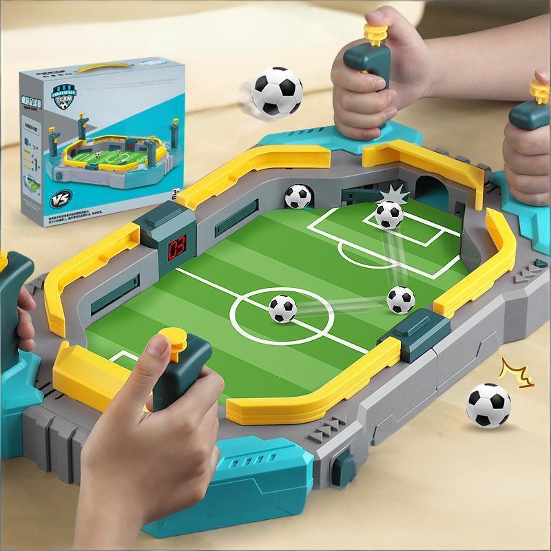 Tabletop Mini Soccer Game Foosball Table Game Interactive Family Soccer Toy for Boys Girls Ages 3+