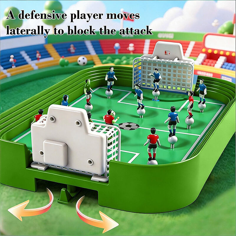 Tabletop Mini Soccer Game Foosball Table Game Interactive Family Soccer Toy for Boys Girls Ages 3+