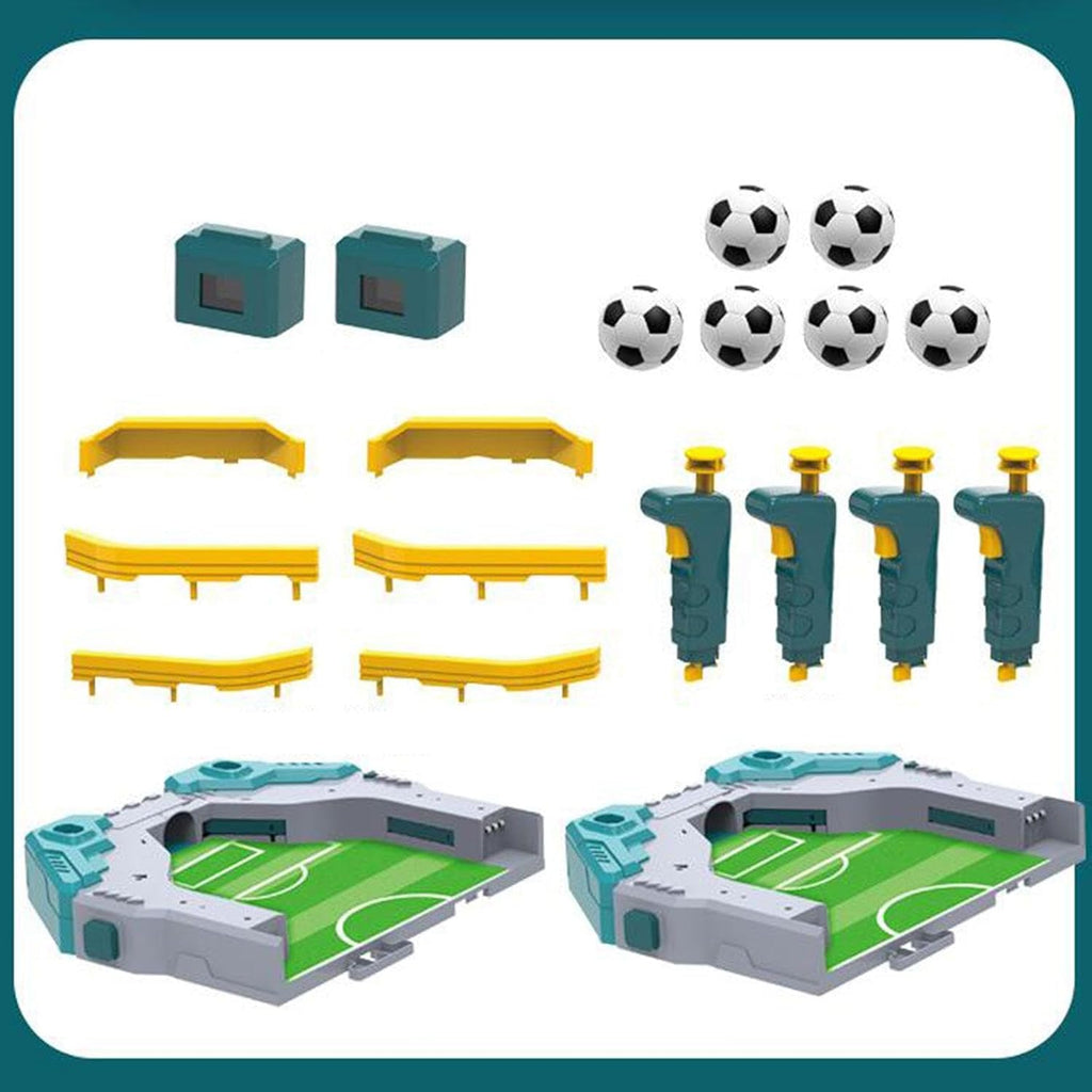 Tabletop Mini Soccer Game Foosball Table Game Interactive Family Soccer Toy for Boys Girls Ages 3+