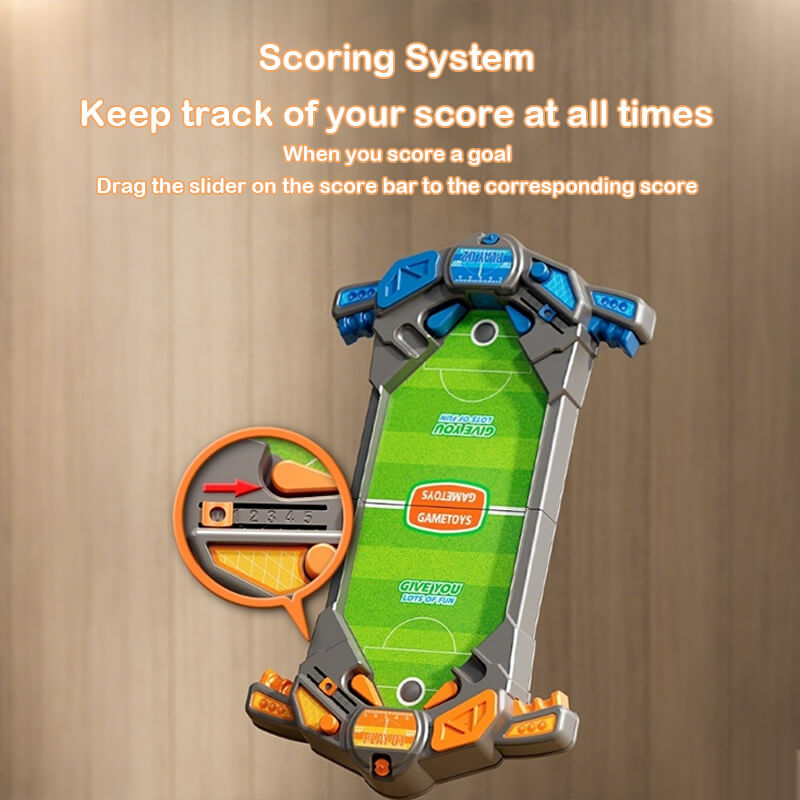 Tabletop Soccer Game with Water Spray Penalty Family Interactive Toy For Kids and Adults