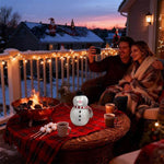 Talking Snowman Toy Kids LED Blink Animated Toys Built-in Speaker with USB Charging Holiday Gift and Decoration
