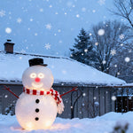 Talking Snowman Toy Kids LED Blink Animated Toys Built-in Speaker with USB Charging Holiday Gift and Decoration