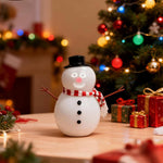 Talking Snowman Toy Kids LED Blink Animated Toys Built-in Speaker with USB Charging Holiday Gift and Decoration