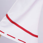 Women TenSura Shuna Costume White Red Kimono Dress for Comic Con Halloween Party