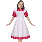 Lady Himi Cosplay Costume Maid Dress with Apron How Do You Live Halloween Dress Up Suit
