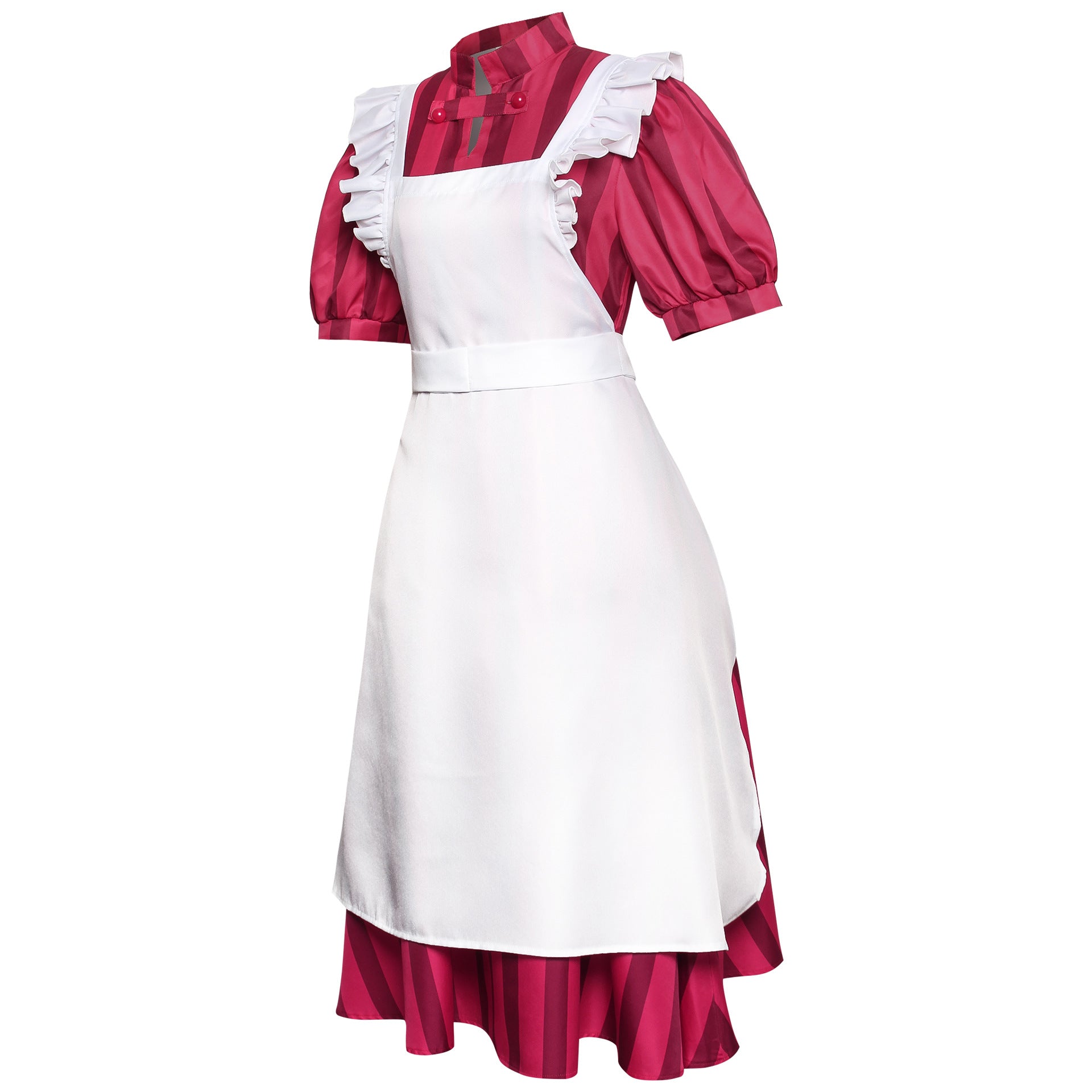 Lady Himi Cosplay Costume Maid Dress with Apron How Do You Live Hallow   Sun Baby