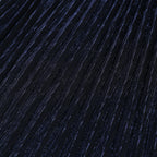 Women's Emily Navy Blue Pleated Maxi Dress with Cut-out Waist and High Slit for Elegant Evening Parties and Formal Galas
