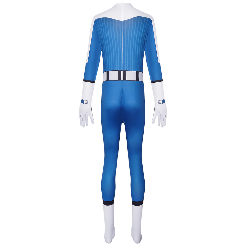 Johnny Storm Costume Blue Hero Full Body Cosplay Suit Halloween Costumes