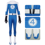 Johnny Storm Costume Blue Hero Full Body Cosplay Suit Halloween Costumes