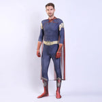 The Boys Homelander Cosplay Costume Home Lander Battle Suit with Cape Halloween Costumes