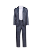 Bride Mad Scientist Costume Retro Gothic Pinstripe Suit Set for Halloween Cosplay