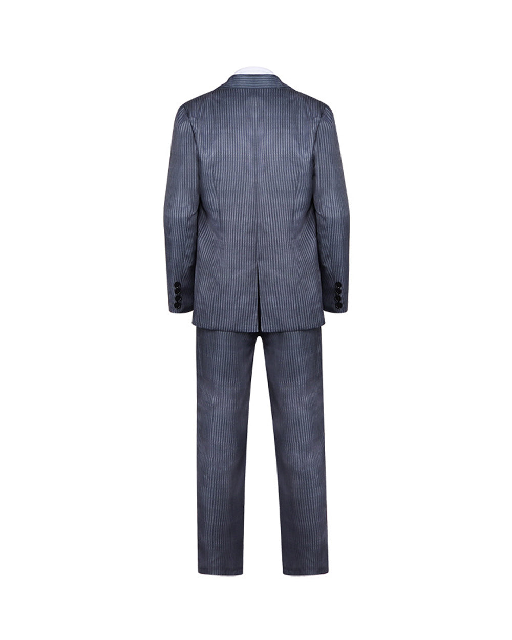 Bride Mad Scientist Costume Retro Gothic Pinstripe Suit Set for Halloween Cosplay