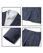 Bride Mad Scientist Costume Retro Gothic Pinstripe Suit Set for Halloween Cosplay