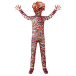 Kids Bloater Costume Last Us Infected Jumpsuit and Mask Zombies Scary Outfit for Halloween Cosplay