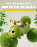 Toddler Dinosaur Wiggle Car 360° Silent wheels Anti-rollover Sliding Car with Light Music