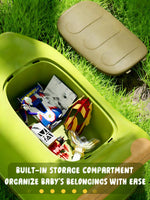 Toddler Dinosaur Wiggle Car 360° Silent wheels Anti-rollover Sliding Car with Light Music