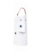 US Women's Soccer Gear Off-Shoulder Blue Flag Shirt Camisole Bra for Sports Fan Parties and Streetwear