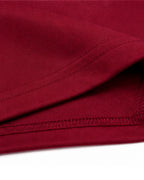 USA Womens Shirts Burgundy V-neck Cropped Jersey with Custom Number for Football Game Night Tailgating