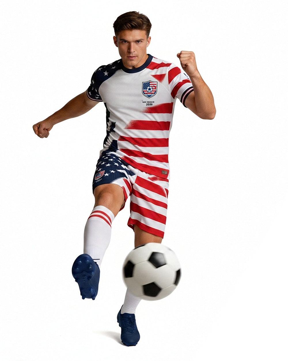 USA Soccer Jersey 2026 Host Nation Football Uniform with Stars and Stripes for Game Day Support