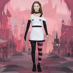 Vaggie Hazbin Hotel Costume Vaggie White Dress with Accessories