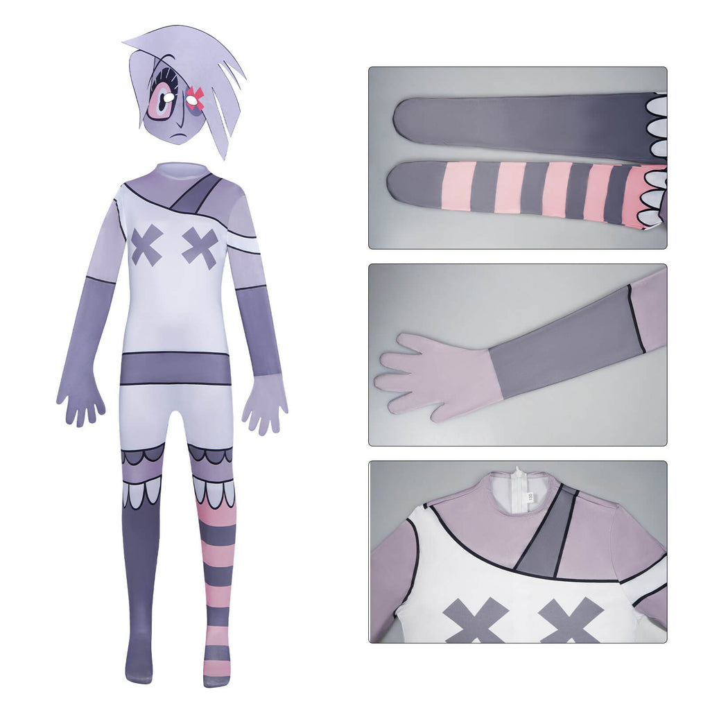 Cosplay Jumpsuit with Mask Party Carnival Halloween Costumes