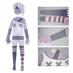 Hazbin Hotel Cosplay Jumpsuit with Mask Party Carnival Halloween Costumes