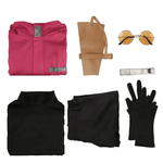 Vash The Stampede Cosplay Costume Trigun Stampede Cosplay Outfit with Gloves and Glasses for Adult