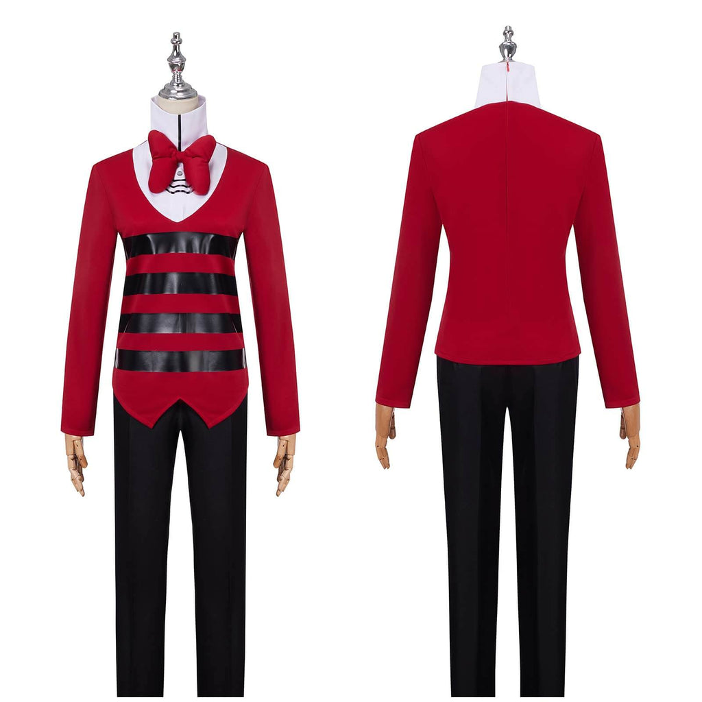 Adult Vox Costume TV Demon Vox Cosplay Outfit Coat Pants and Accessories Full Set for Halloween
