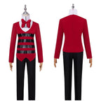 Adult Vox Costume TV Demon Vox Cosplay Outfit Coat Pants and Accessories Full Set for Halloween