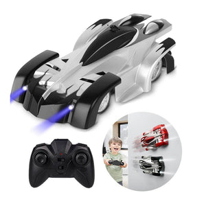 Wall Climbing RC Car Remote Control Toy 360° Rotating Stunt Car
