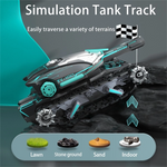 2.4G Remote Control Tank Water Bomb Car Tracked Battle Tank Car Two Controls For Kids