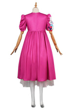 Weird Doll Dress Kate McKinnon Hot Pink Cosplay Costume Halloween Outfit for Kids Adults