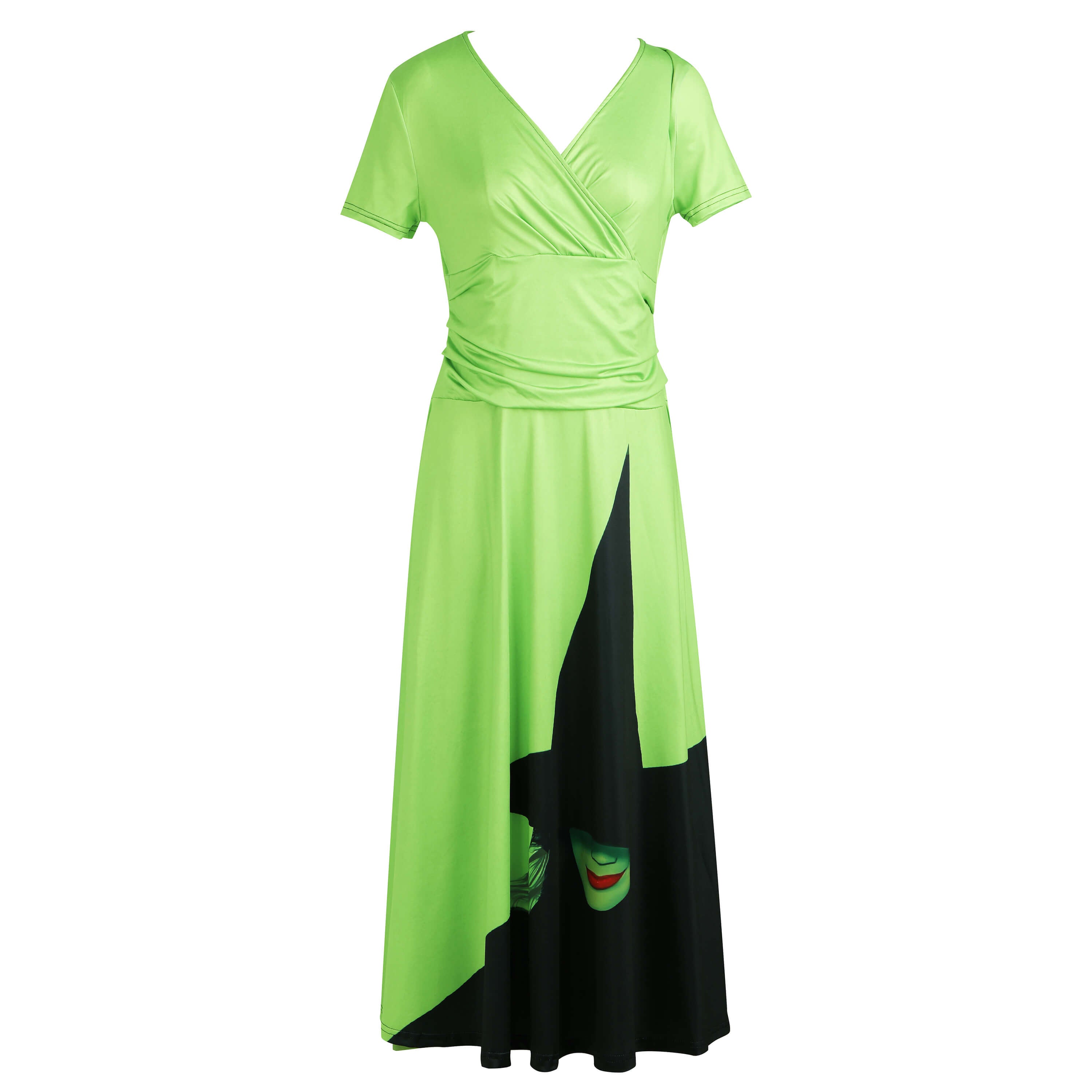 Wicked Elphaba Costume 2024 Women Wicked Witch Dress Plus Size Halloween Costume