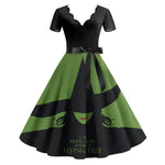 Female Wicked Dress 2024 Witch Movie Elphaba Cosplay Costume with Plus Size