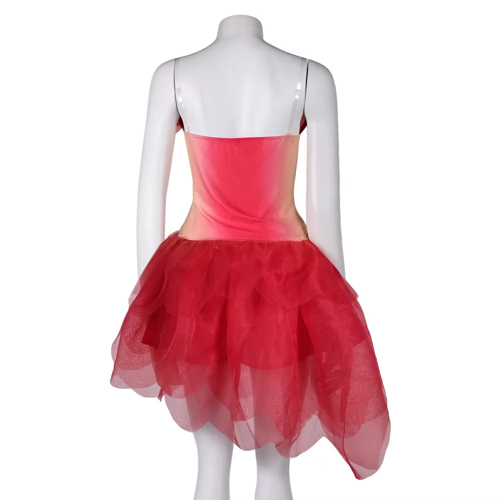 Glinda Dress Ariana Grande Cosplay Costume Women Dress Up Outfit