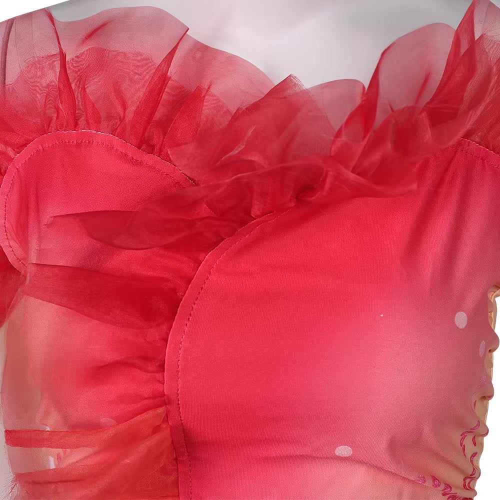 Glinda Dress Ariana Grande Cosplay Costume Women Dress Up Outfit